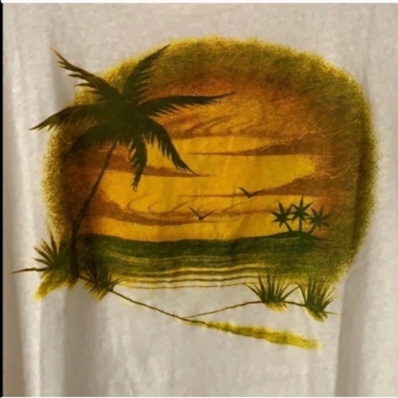 Madewell Airbrushed Shrunken Graphic Tee Shirt - Picture 5 of 6
